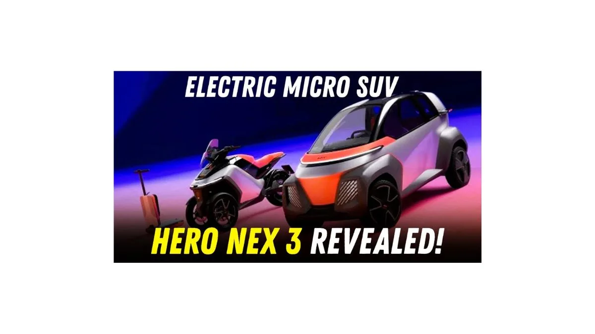 Hero VIDA Novus NEX 3 micro electric car concept