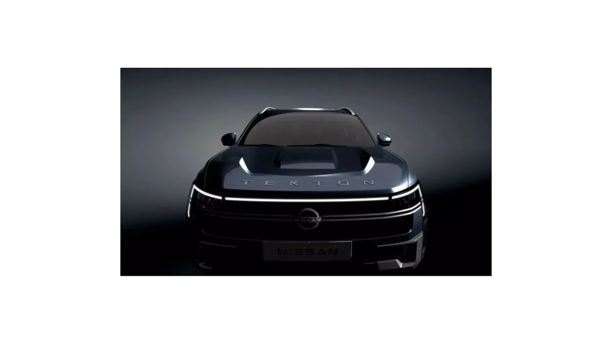 Nissan Tekton 2026 SUV front design India