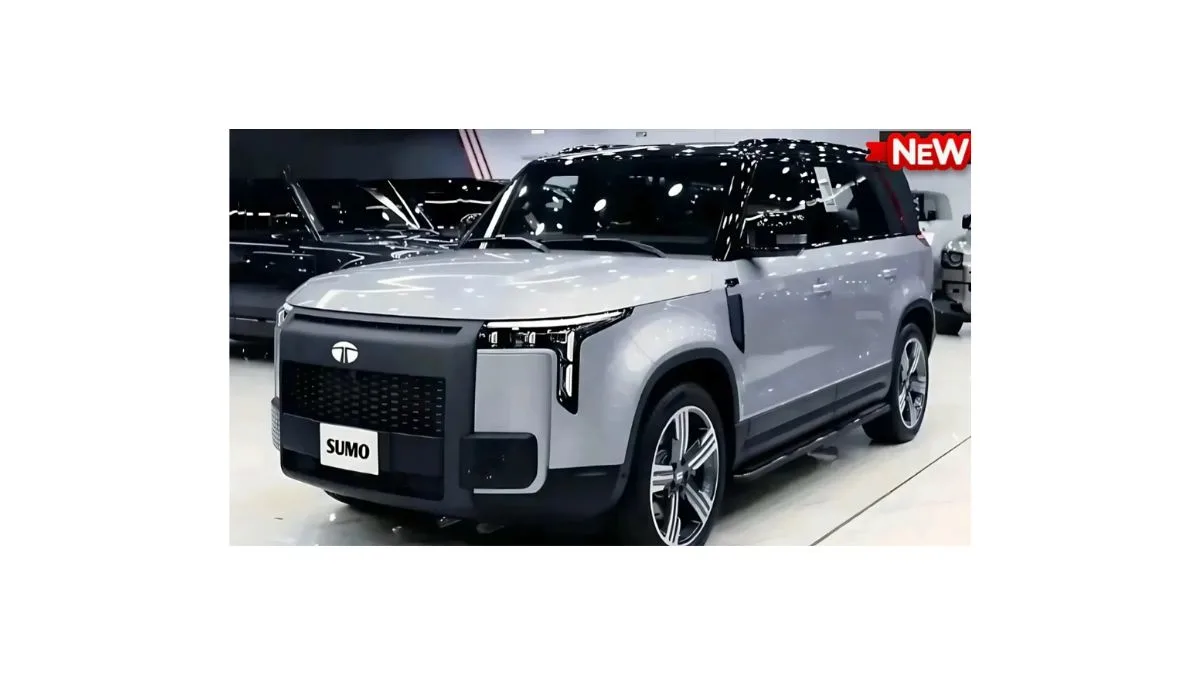 Tata Sumo 2026 bold new 7 seater SUV front view India