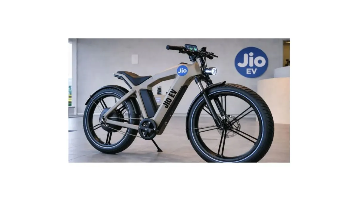 Jio electric cycle 2026 smart electric bicycle with battery and digital display for urban commuting