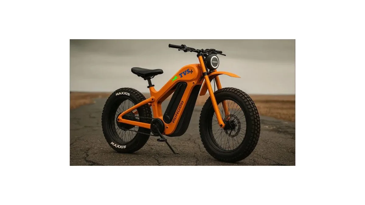 TVS electric cycle 2026 futuristic design urban commuting
