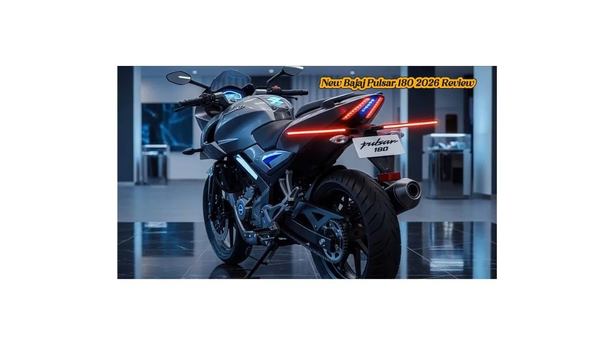 2026 Bajaj Pulsar 180 new model with sporty design and LED headlamp on Indian road