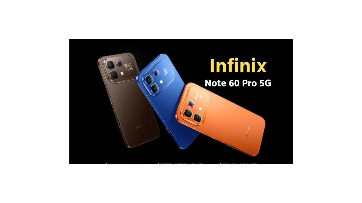 Infinix Note 60 Pro with LED back panel and 6500mAh battery design in India
