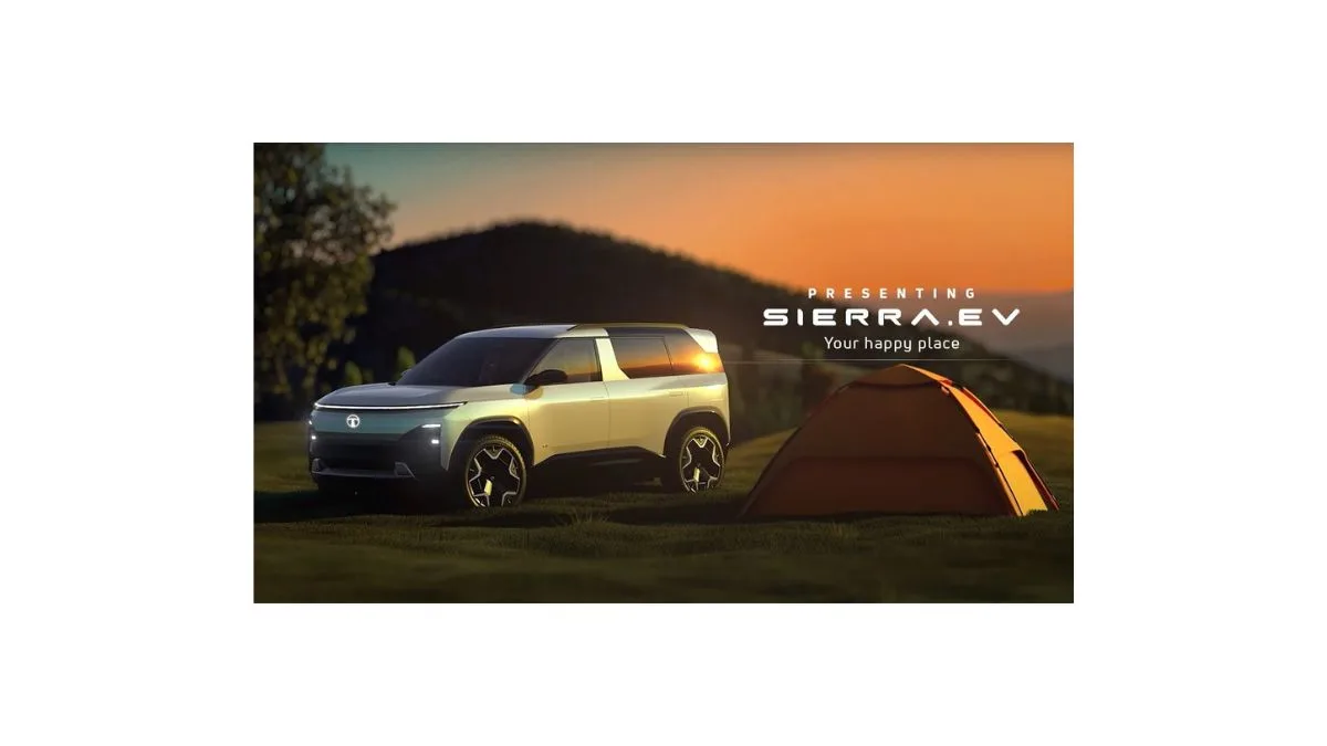 Tata Sierra EV 2026 with futuristic design and 500KM range in India